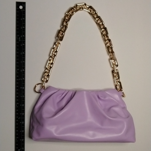 Lilac chain shoulder bag - Picture 3 of 4